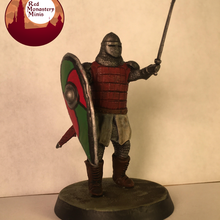 Norte guerrero juego medieval Caballero paladín combatiente bárbaro vikingo dnd mazmorras dragones d 3d print model - Mito3D