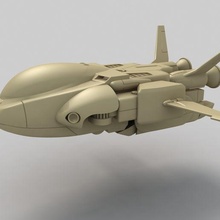 Northrop grumman vf 8 logan Veritech robotech Sur cruzar caballería súper dimensión 3d print model - Mito3D
