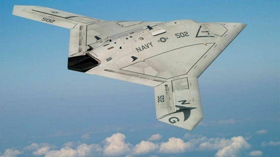 northrop grumman x-47b ucav ucas x47 northropgrumman unmanned carrier aircraft navy usn drone stealth 3d print model - Mito3D