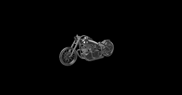 Norton chopper personalizzato moto motociclo motore bicicletta motocicletta motorrad 3d print model - Mito3D