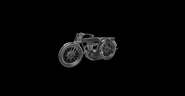 norton m18 490cc 1925 moto moteur vélo motocyclette motorrad 3d print model - Mito3D