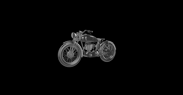 Norton modello 1 grande 633cc 1946 moto motociclo motore bicicletta motocicletta motorrad 3d print model - Mito3D