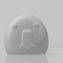 nariz monstro 3d modelo arte argila esculpido brinquedo Rocha jogos mini figura 3d print model - Mito3D