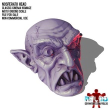 nosferatu tête motu origines masterverse compatible Jeu motuo maîtres l'univers Douane figurines rbl3d vampire 3d print model - Mito3D
