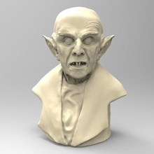 nosferatu sanat göğüs canavar vampir Heykeli 3d print model - Mito3D