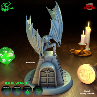 nosferus vampire ttrpg rpg tabletop miniature miniatures d&d dnd dungeons dragons fantasy spawn 3d print model - Mito3D