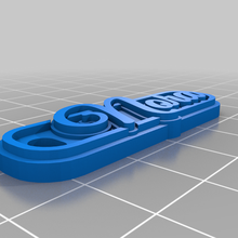 Hinweis Schlüsselbund angepasst Schlüsselanhänger 3d print model - Mito3D