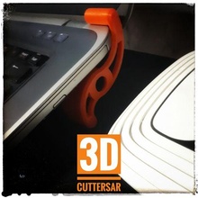 notebook riser - tool holder 3d print model - Mito3D