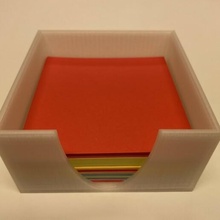 papel notas caja oficina 3d print model - Mito3D