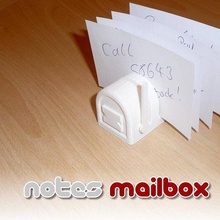 notes mailbox home household 3d print model - Mito3D