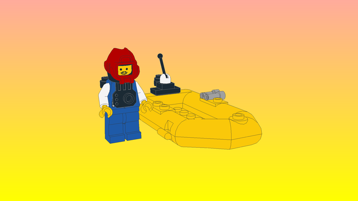 notlego lego boat model 106 brick designer 3d print model - Mito3D