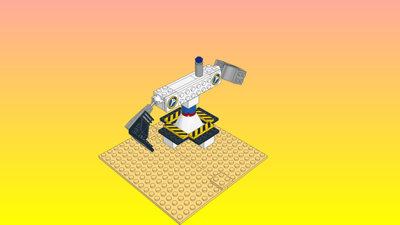 notlay Lego santrifüj model 513 tuğla tasarımcı 3d print model - Mito3D
