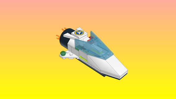 notlego lego fusée simulateur modèle 513 brique designer 3d print model - Mito3D