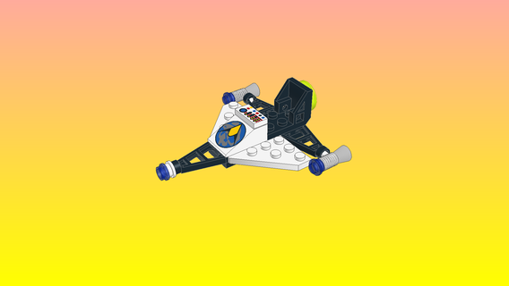 notlay Lego Uzay planör model 501 tuğla tasarımcı 3d print model - Mito3D