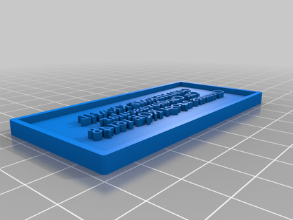 tentativa casa personalizado escritório trabalhos escrivaninha 3d print model - Mito3D