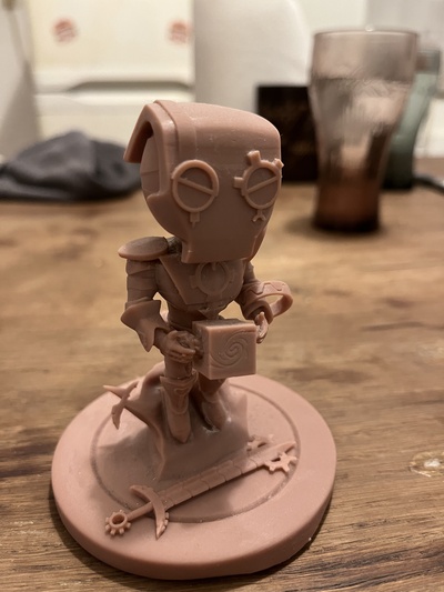 nox arte fan wakfu resina figurilla 3d print model - Mito3D
