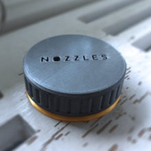nozzle case screwcap tool screw nozzles cap box 3d print model - Mito3D