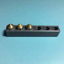 nozzle rack 6-pack tool 3d print model - Mito3D