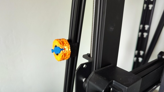 nozzle size reminder - printer mounted nozzle size reminder zoltan3d nozzle size nozzle size roulette wheel think beast reminder 2020  3d print model - Mito3D