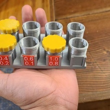 buse extrudeuse petit pièces organisateur espace rangement boîte récipient outil conteneurs 3d print model - Mito3D