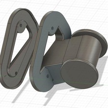 nrg-frp 301 beltroller clamp snapin styles belt tensioner simracing diy 3d print model - Mito3D