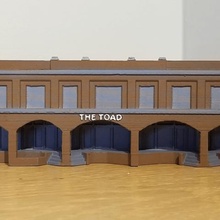 n-scale building 5 set architecture model railroad 3d print model - Mito3D