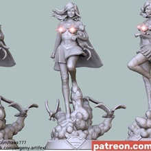 nsfw supergirl 3d print model - Mito3D