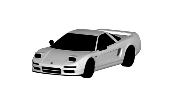 nsx 1990 vehículo coche vehiculo vr 3d modelo virtual realidad meta metaverso ar aumentado 3d print model - Mito3D