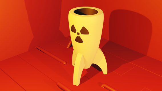 nuclear bomb drink koozie coozie cooler cold beer soda ice rack holder 3d print model - Mito3D