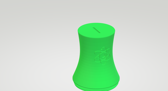 nuclear moeda 3d print model - Mito3D