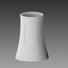 nuclear tower base various see 3d print model - Mito3D