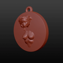 nude keychain gadget key ring sex woman shemale sexy beauty 3d print model - Mito3D