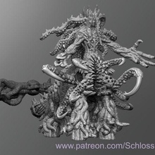 nug game chtulhu creature dnd miniature dungeons dragons god monster tabletop toy 3d print model - Mito3D