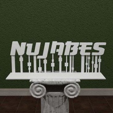 nujabes logo art signs logos stand sign name music emblem 3dpicks 3d print model - Mito3D