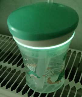 aksiyon Fincan aydınlatma yüzük parlamak karanlık iplik Glowinthedark çocuklar içme 3d print model - Mito3D