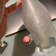 nuka cola bottle fallout food_drink 3d print model - Mito3D