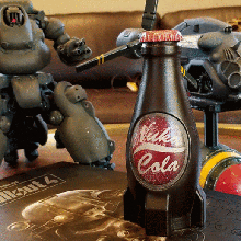 nuka cola phat sürümü oyun 4 fallout 3d print model - Mito3D