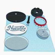 nuka Cola placa 3d_printing 3d print model - Mito3D