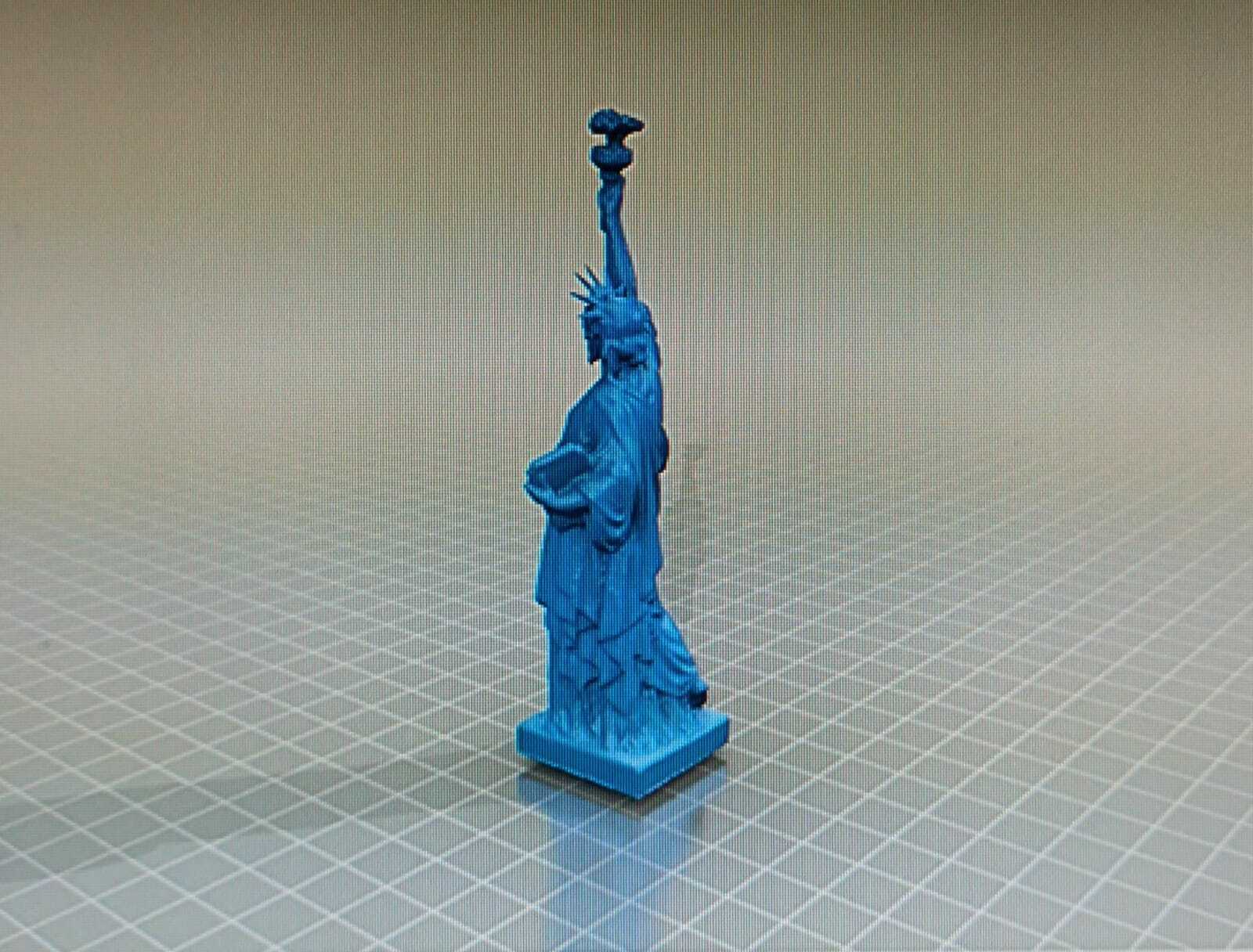 nuke liberty statue Art 3D print model - Mito3D