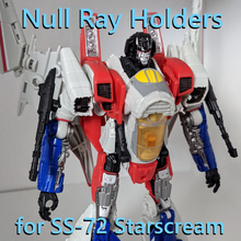 null-ray shoulder mounts transformers ss-72 starscream bumblebee movie toy transformer studio series hasbro takara voyager null ray mount holders 3d print model - Mito3D