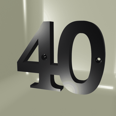 ro maison esconderijo podridão n 40 casa placa endereço portal figura poste boite aux cartas lettre sinal carraça colis 3d print model - Mito3D