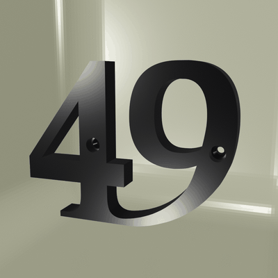 ro maison planque pourrir 49 accueil plaque adresse portail chiffre d'adresse poste boite lettres lettre signal tique colis 3d print model - Mito3D