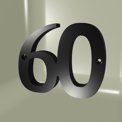 ro maison esconderijo podridão n 60 casa placa endereço portal figura poste boite aux cartas lettre sinal carraça colis 3d print model - Mito3D