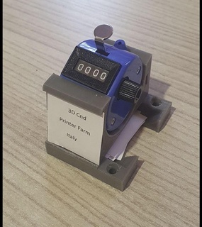 number counter 3d print model - Mito3D