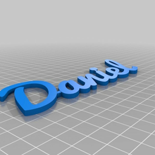 numara Daniel moda logo Aksesuarlar 3d print model - Mito3D