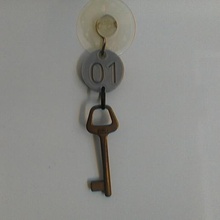 Anahtarlık sayılı ev anahtar kapı 3d print model - Mito3D