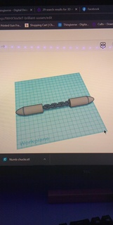 nun chucks wepon auto défense jouer jouet 3d print model - Mito3D