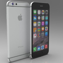 6 nurbs apple iphone - gadget gergedan 2014 ekran dokunma telefon akıllı hücresel mobil Gümüş beyaz siyah gri alanı altı inç s iphone6 3d print model - Mito3D
