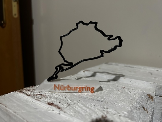 nurburgring circuito 3d print model - Mito3D