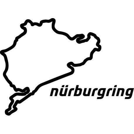 Nurburgring llavero letras 3D print model - Mito3D